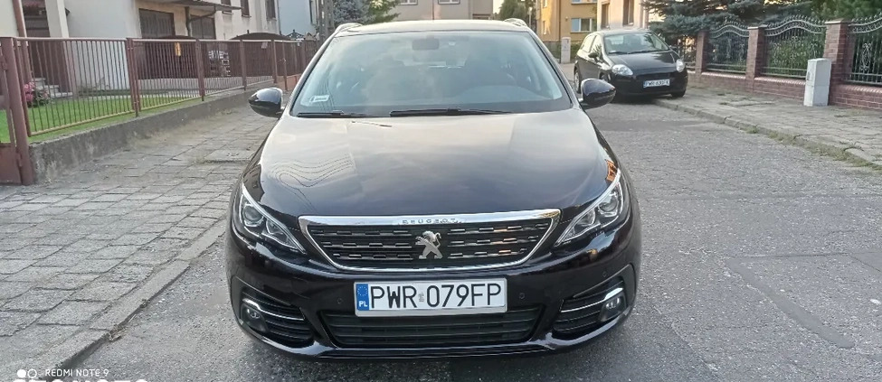 Peugeot 308 cena 53500 przebieg: 69180, rok produkcji 2018 z Września małe 106